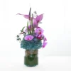 Vasenfüllung in Pink-Blau-Violett 1