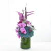 Vasenfüllung in Pink-Blau-Violett 3