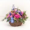 Blumenkorb Rosa-Pink-Blau 2