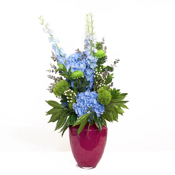 Blumenstrauß Blau-Grün 2