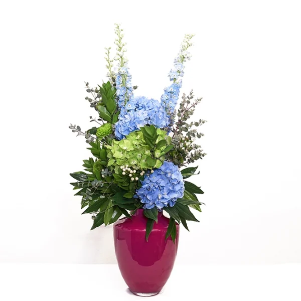 Blumenstrauß Blau-Grün 3