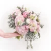 Blumenstrauß mit Hortensien in Rosa 2