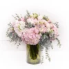 Blumenstrauß mit Hortensien in Rosa 4