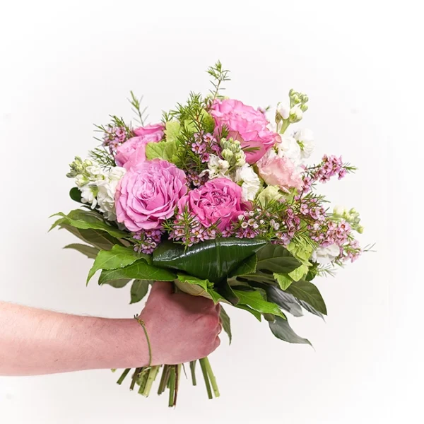 Blumenstrauß Rosa Weiß Grün 2