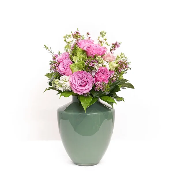 Blumenstrauß Rosa Weiß Grün 3