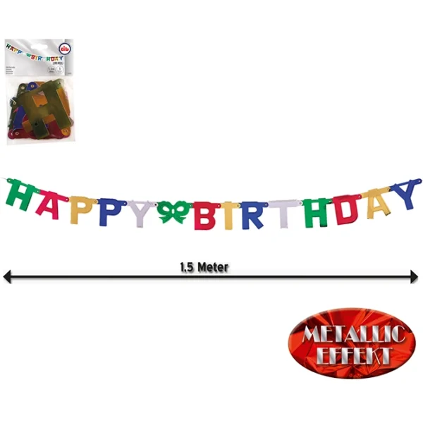 Girlande Happy Birthday