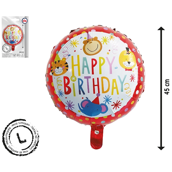 Heliumballon Happy Birthday