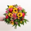 Sommerstrauß Gelb-Rosa 1