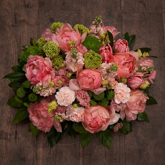Trauerbukett Wien Rosa