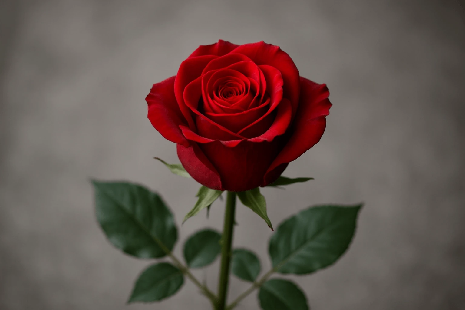 Rote einzelne Rose